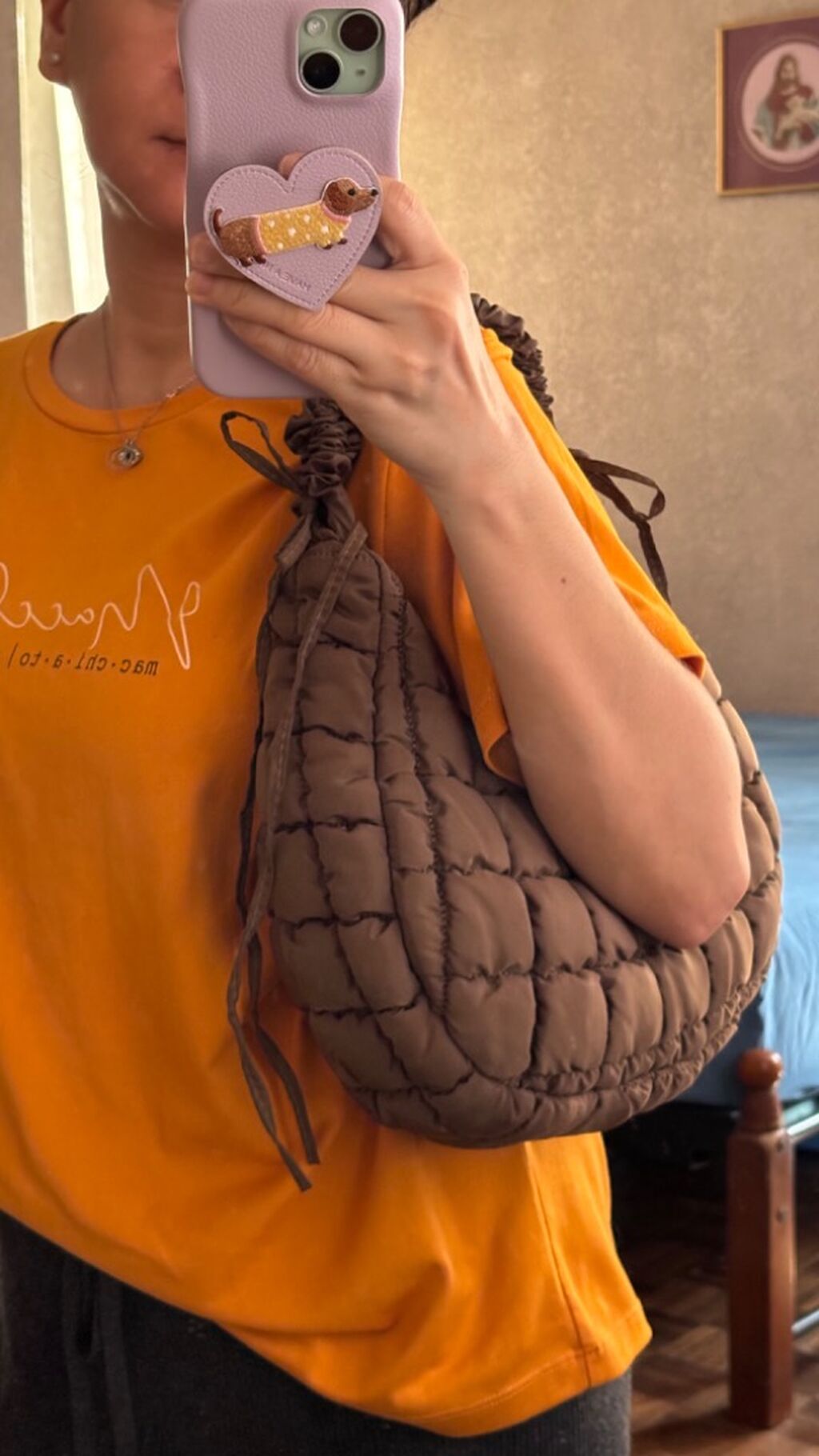 Pleated cloud bag