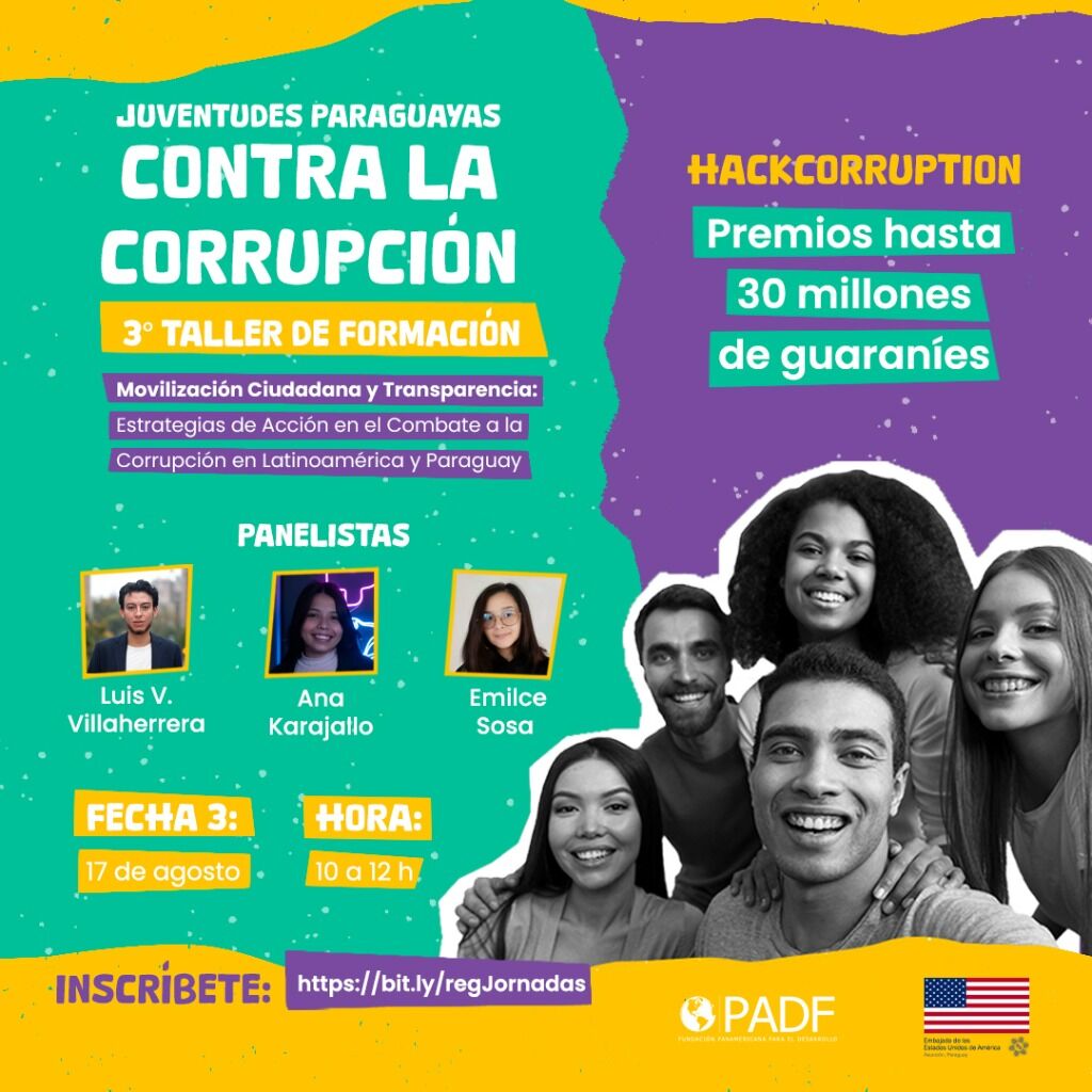 &iexcl;Inscribite al seminario Juventudes Paraguayas contra la corrupci&oacute;n!