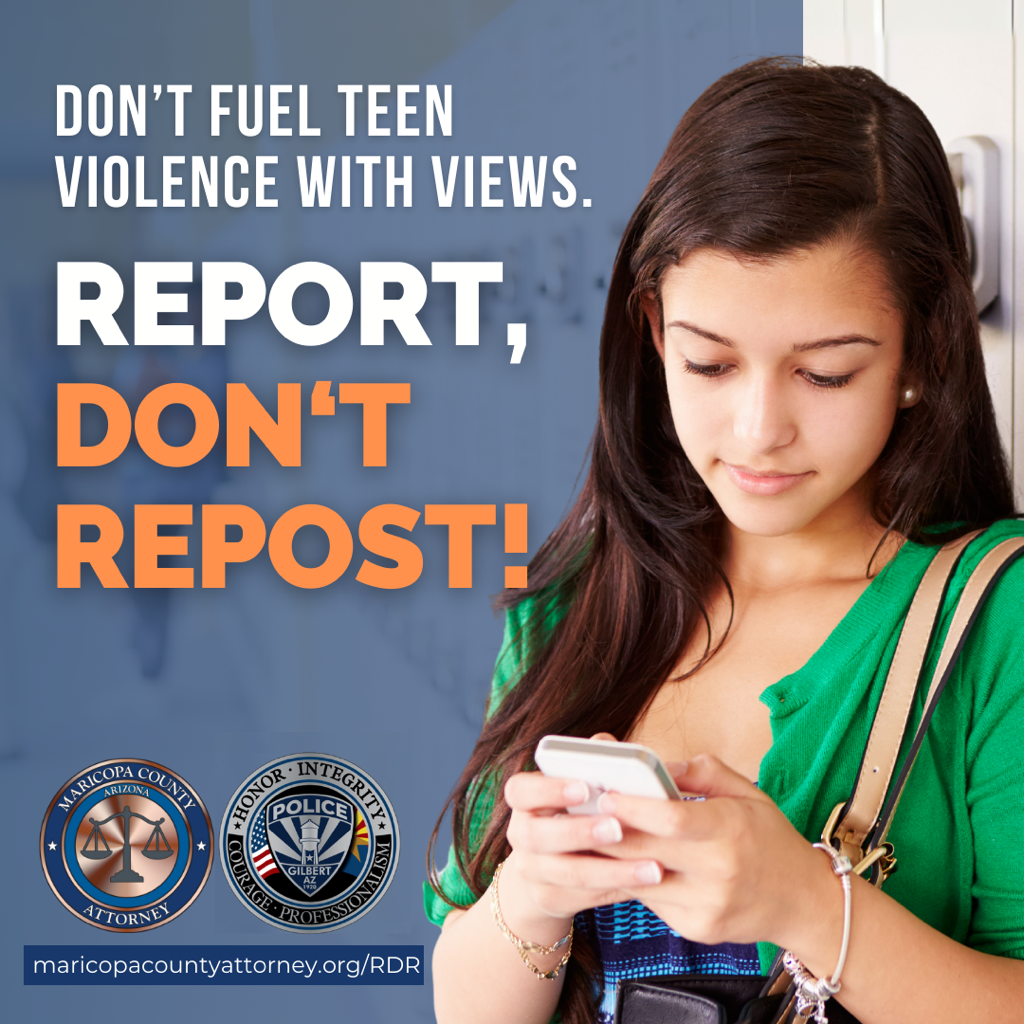 Report, Don't Repost Campaign