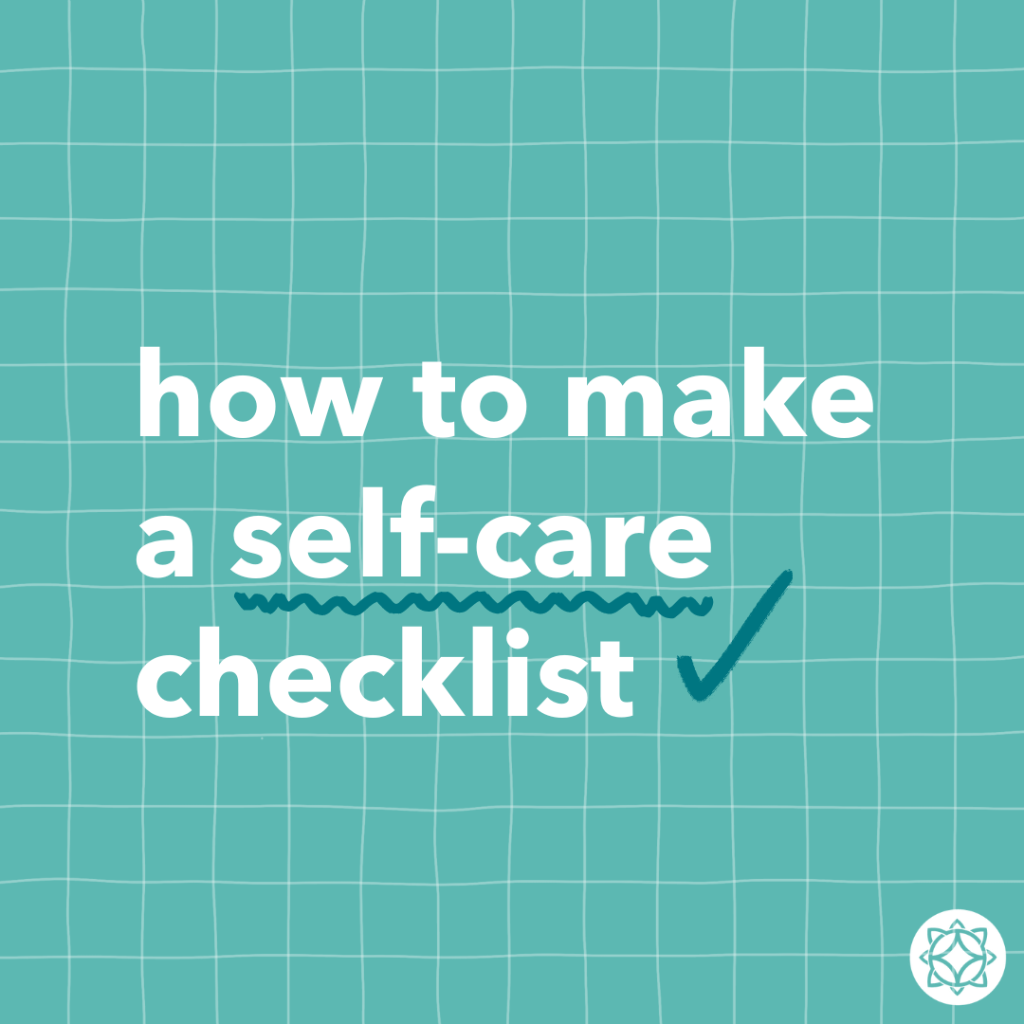 Self-Care Checklist 