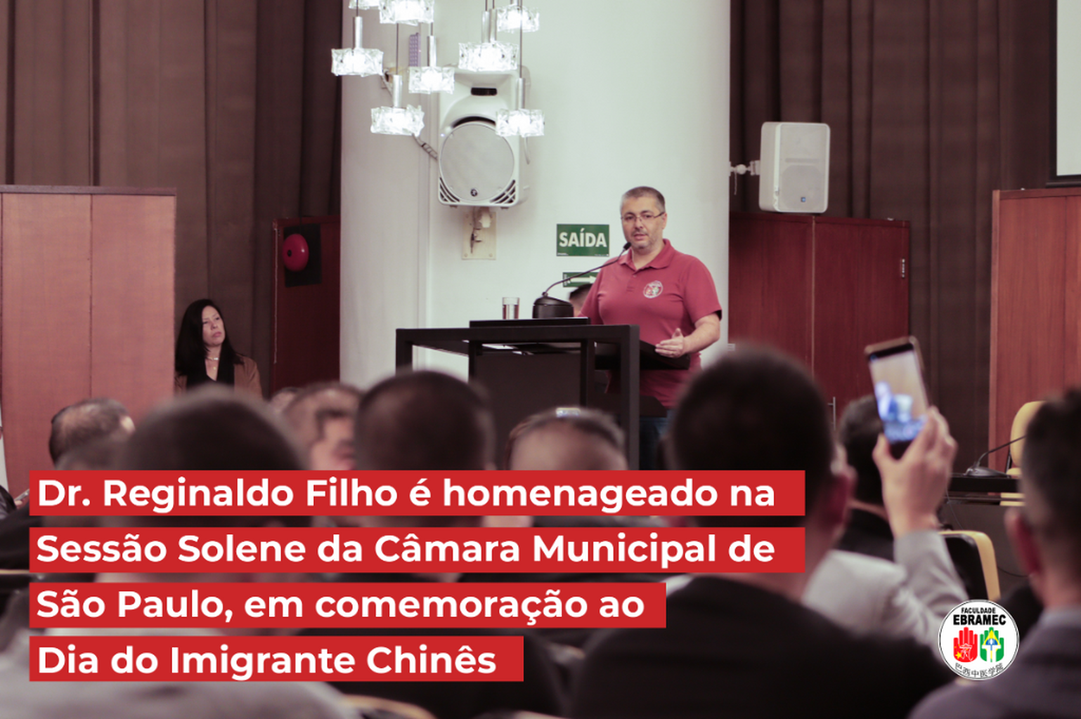 Sess&atilde;o Solene Dia do Imigrante Chin&ecirc;s