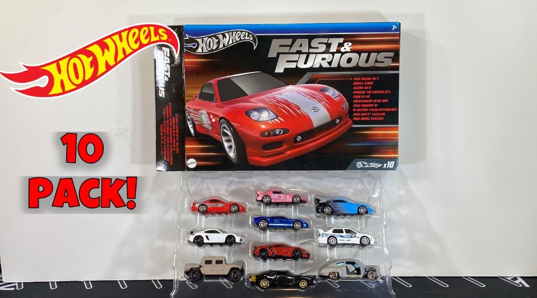 Fast & Furious 10 Car Multipack