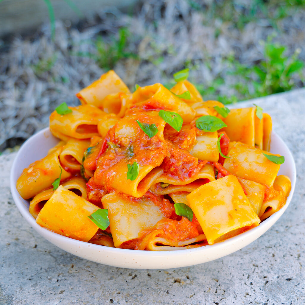 Pasta allo Scarpariello with Cherry Tomatoes
