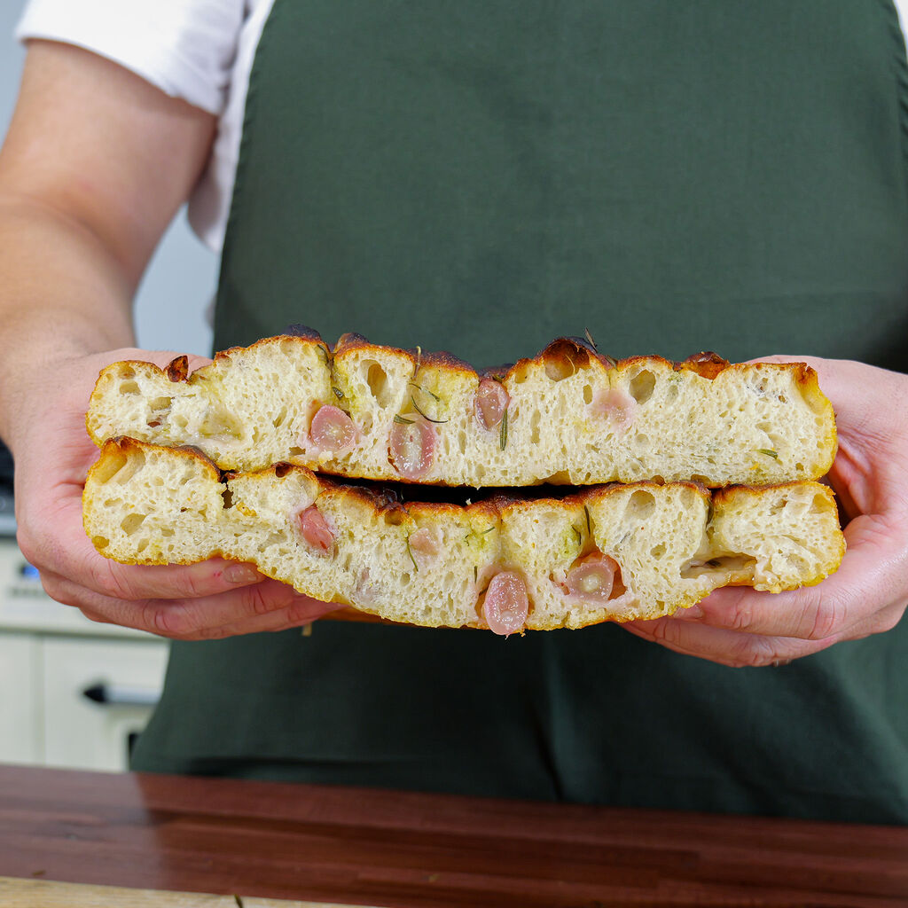 No Knead Focaccia Bread