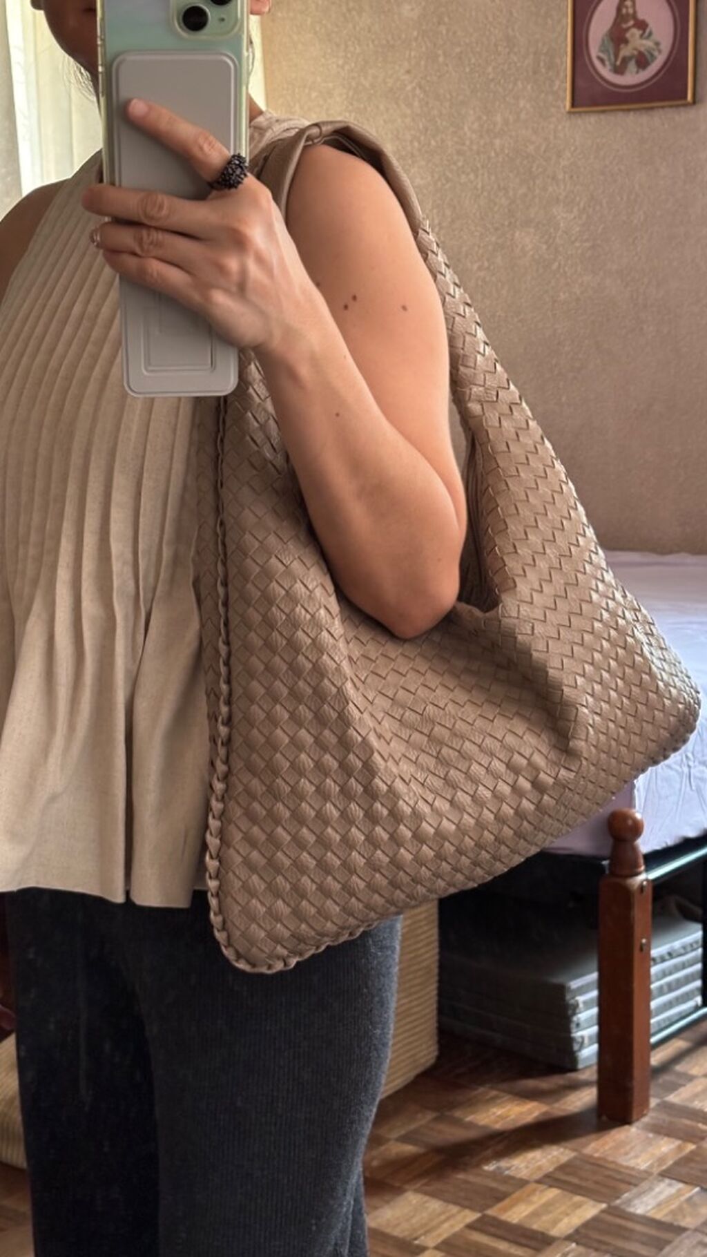 Bottega Inspired shoulder bag