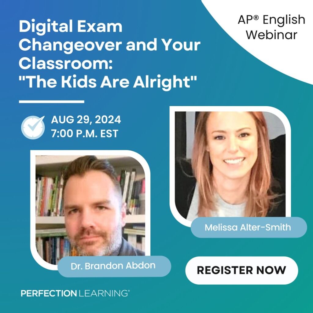 Digital Exam Changeover and Your Classroom: "The Kids Are Alright" Webinar Registration