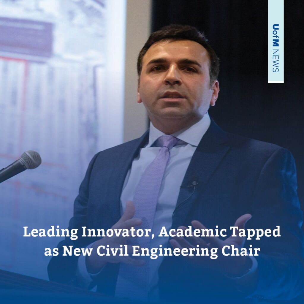 Leading Innovator, Academic Tapped as New Civil Engineering Chair 
