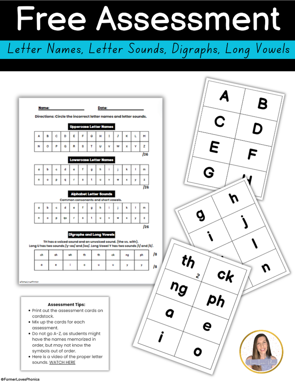 FREE Assessment: Letter Names & Letter Sounds