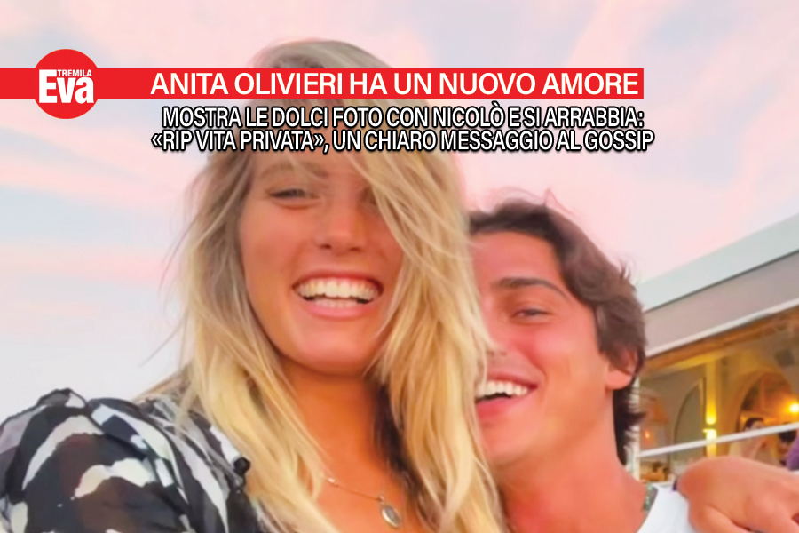 Anita Olivieri mostra i dolci scatti con Nicol&ograve; Conti
