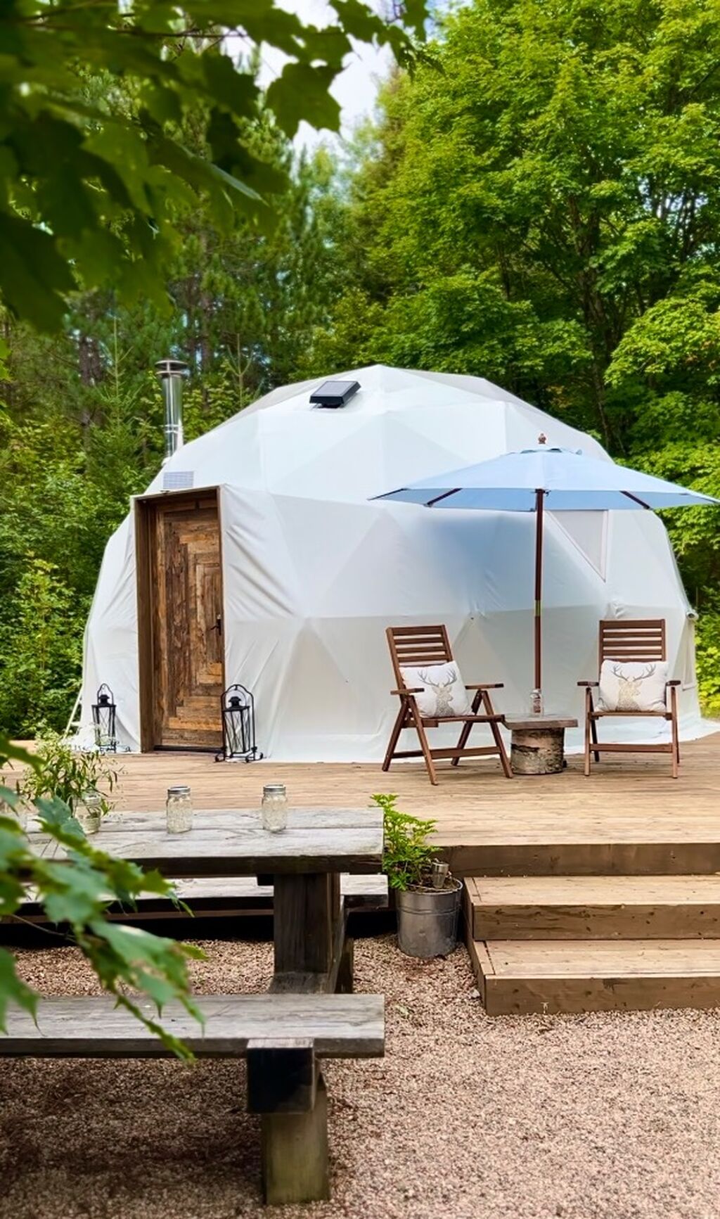 Deer Lake Wilderness Retreat (Dome + Mini Cabin)