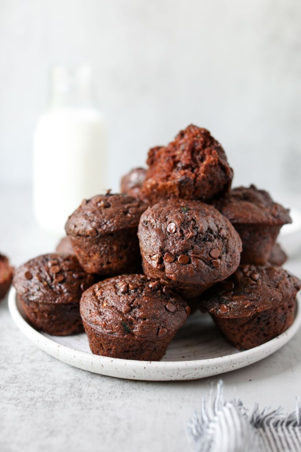 Chocolate Zucchini Muffins