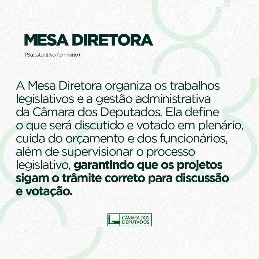 Mesa Diretora da C&acirc;mara dos Deputados