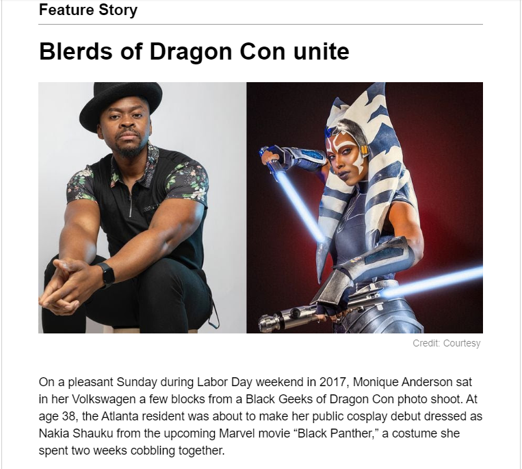 Black nerds (or Blerds) create a space for themselves at Dragon Con