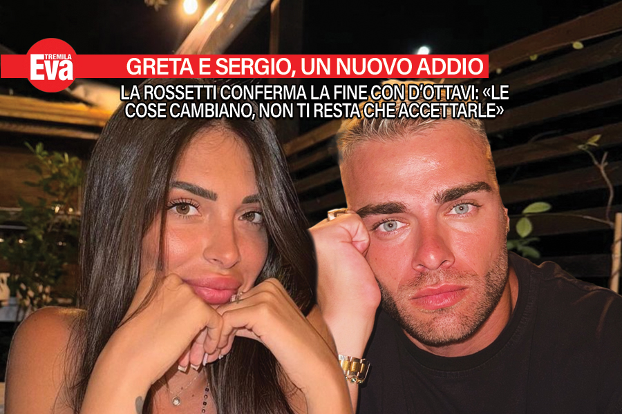 Greta Rossetti conferma ai fan la fine con Sergio D'Ottavi