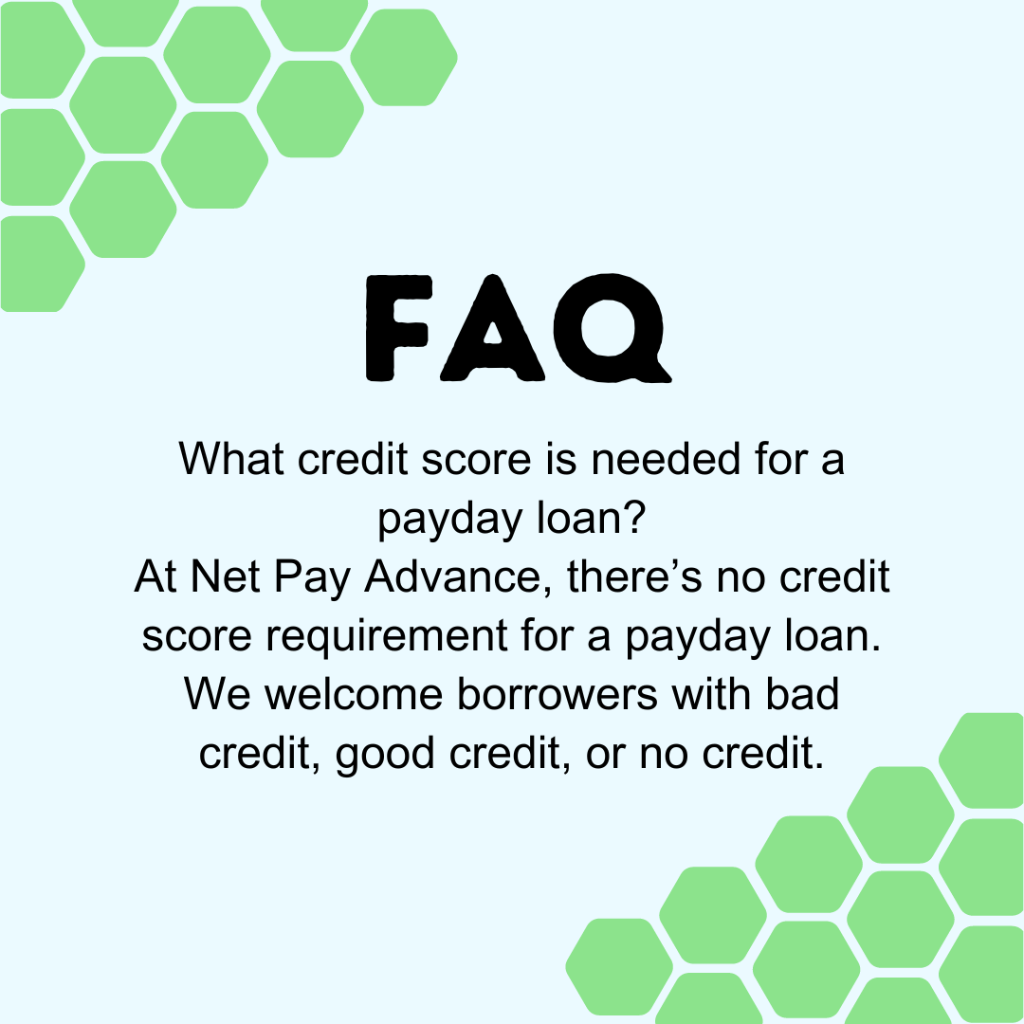 Have a question about Net Pay Advance or online payday loans?