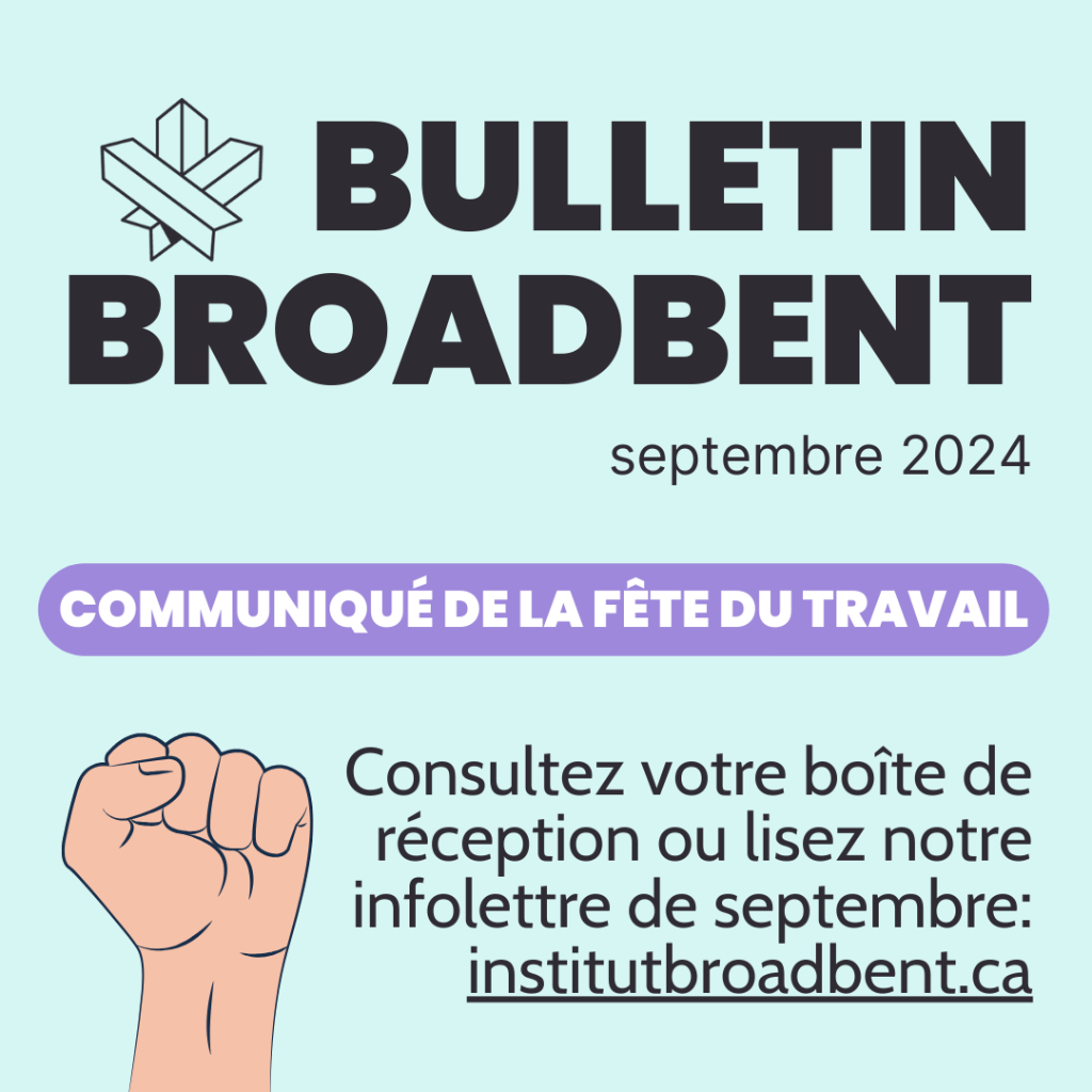 Bulletin Broadbent | septembre 2024