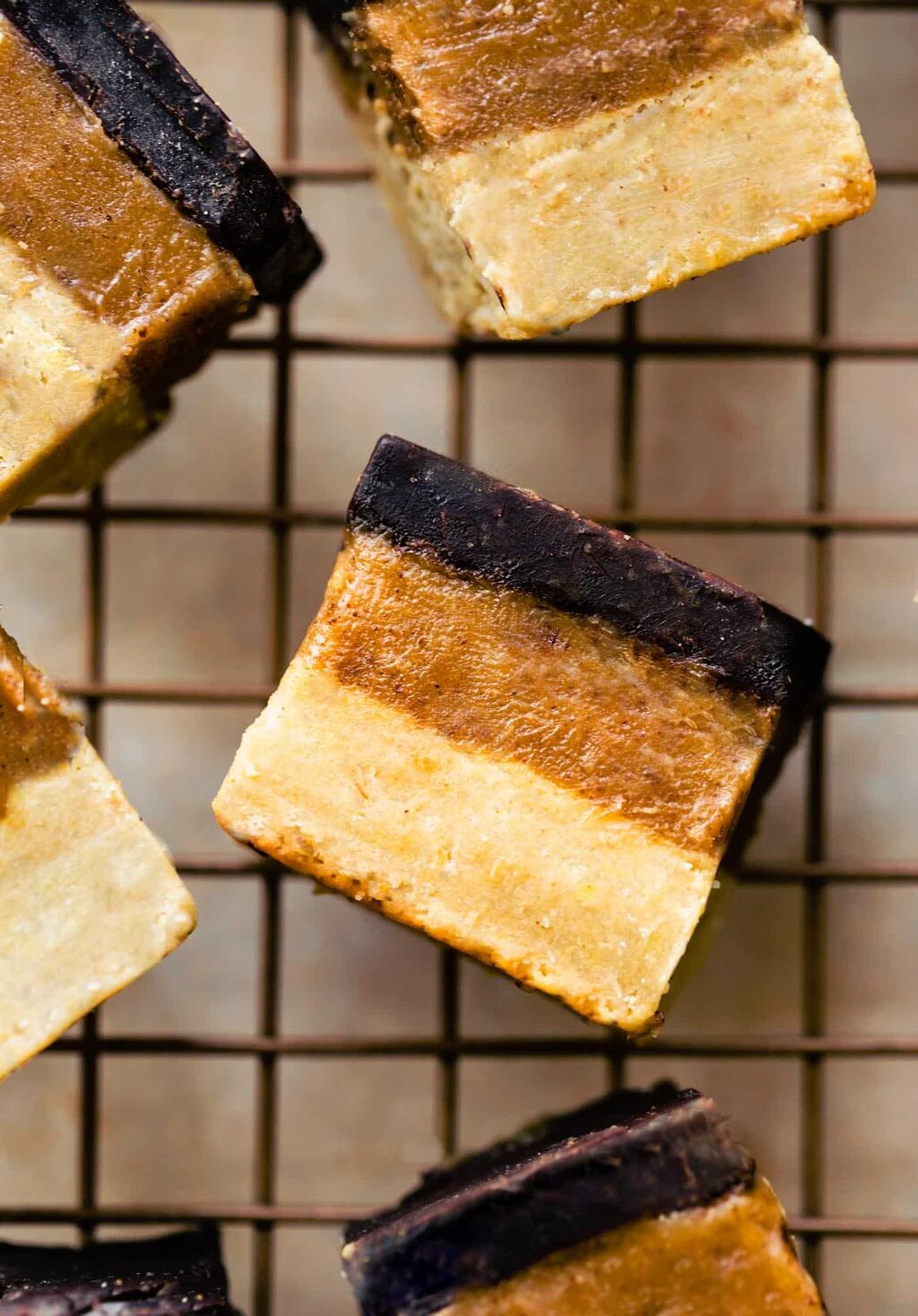 Bite-Sized Homemade Twix Bars (Gluten-Free)