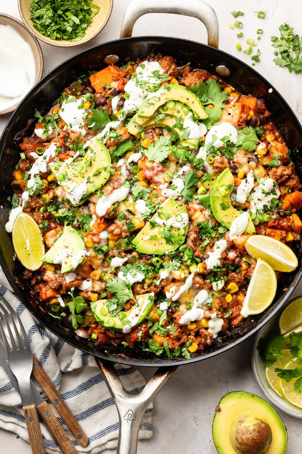 Ground Beef Zucchini Skillet