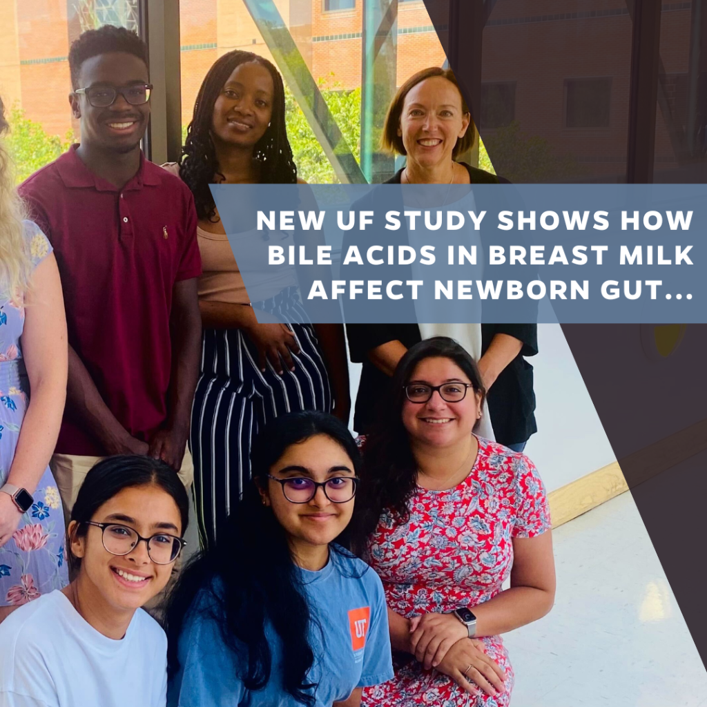 New UF study shows how bile acids in breast milk affect newborn gut health &raquo;  Emerging Pathogens Institute &raquo; University of Florida