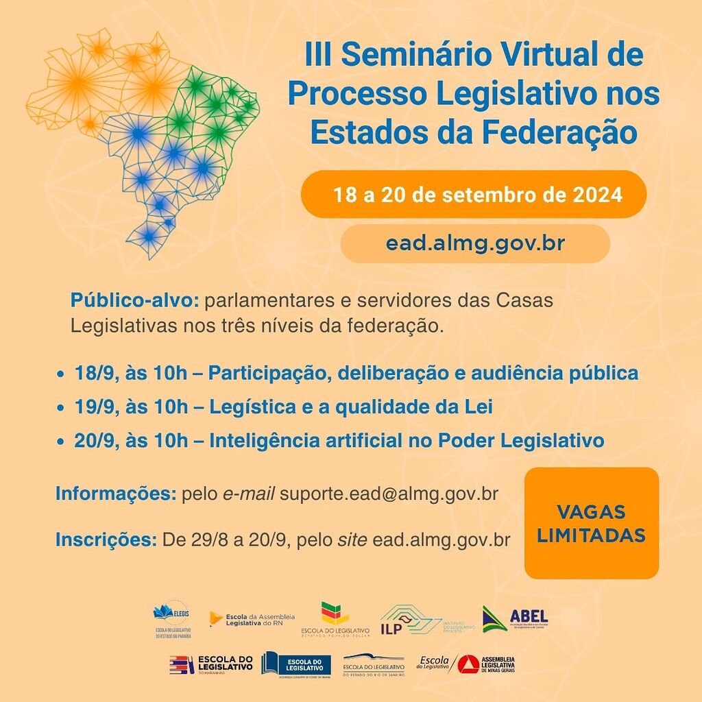 III Semin&aacute;rio Virtual de Processo Legislativo nos Estados da Federa&ccedil;&atilde;o