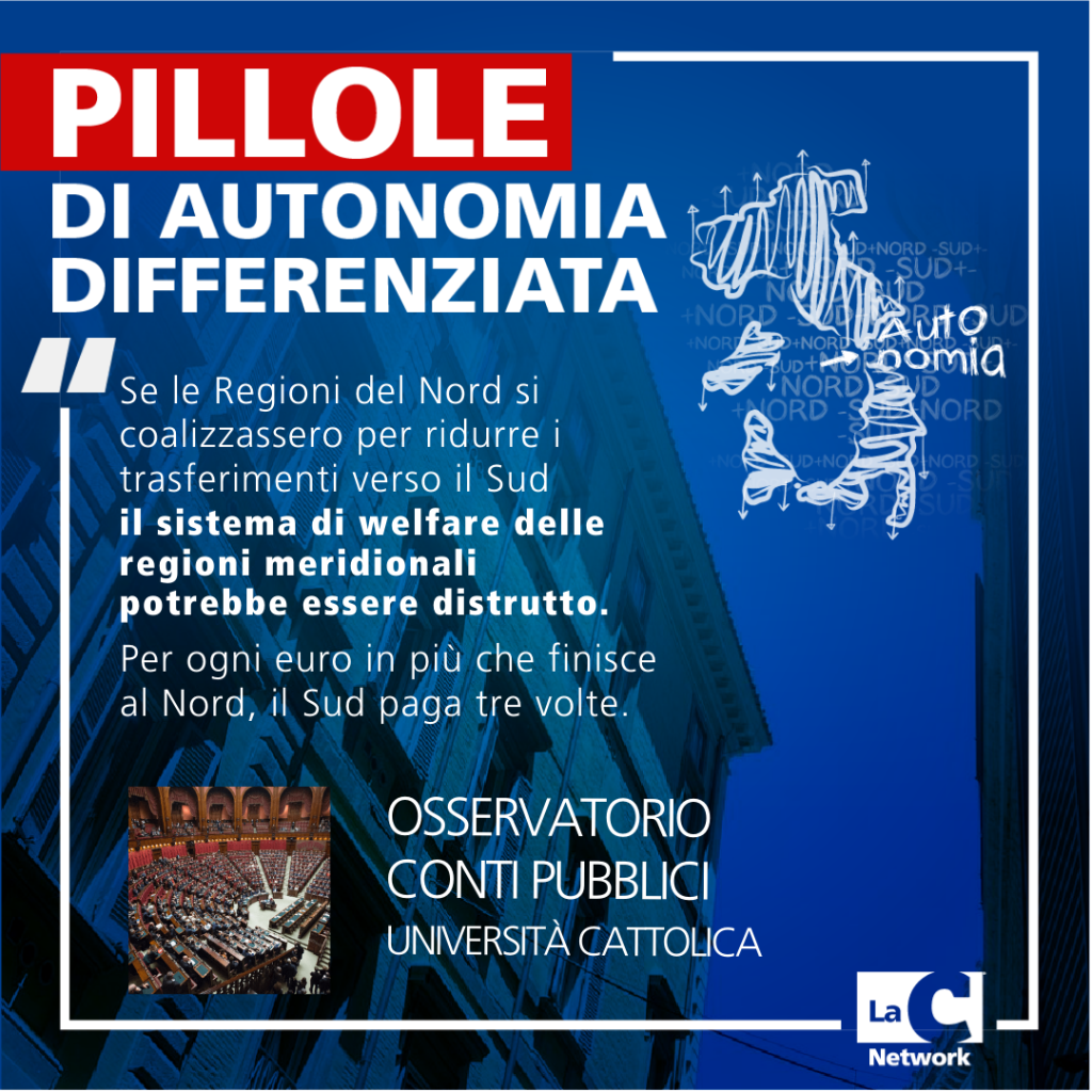 "Il sud paga tre volte"