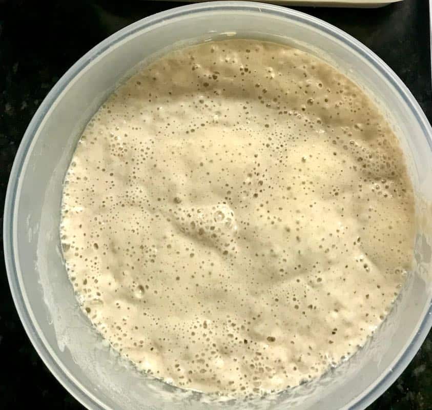Create a simple sourdough starter