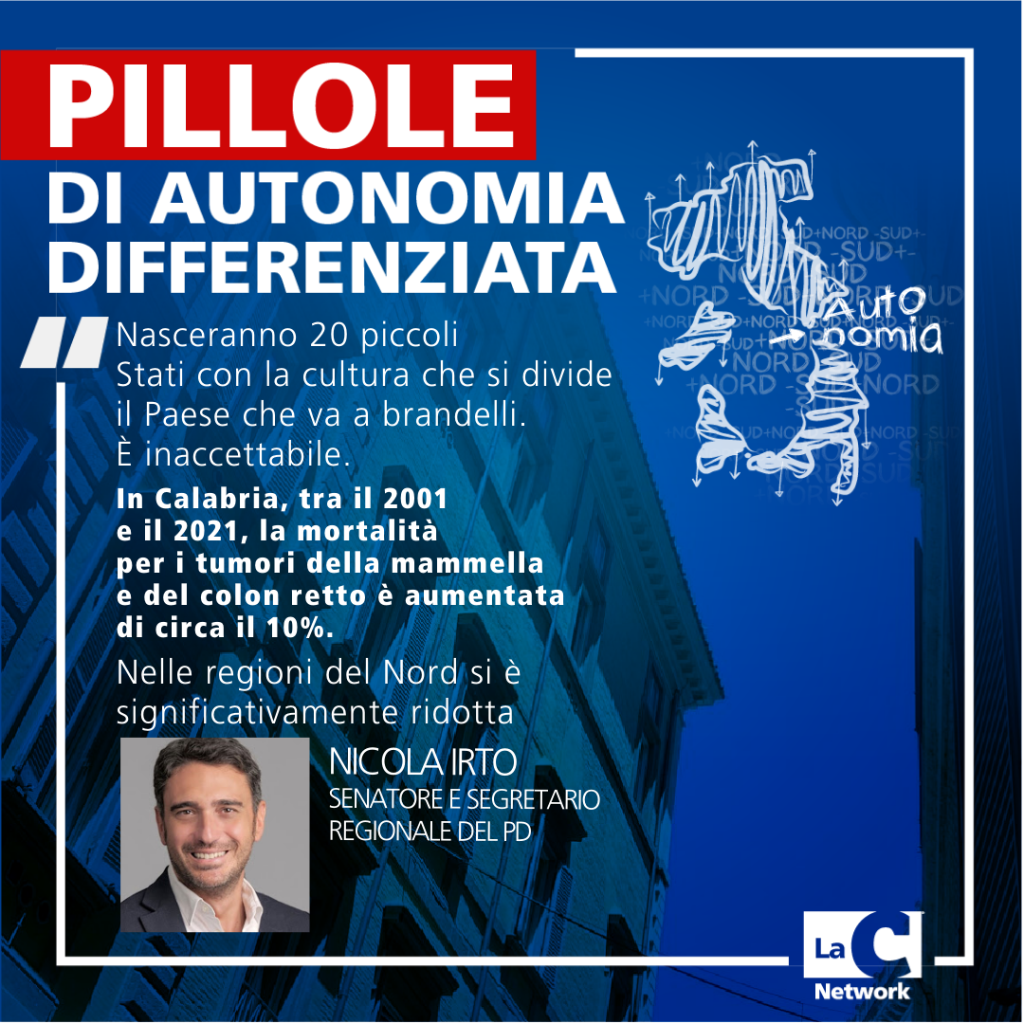 "L&rsquo;Autonomia differenziata ammazzer&agrave; il Sud" 
