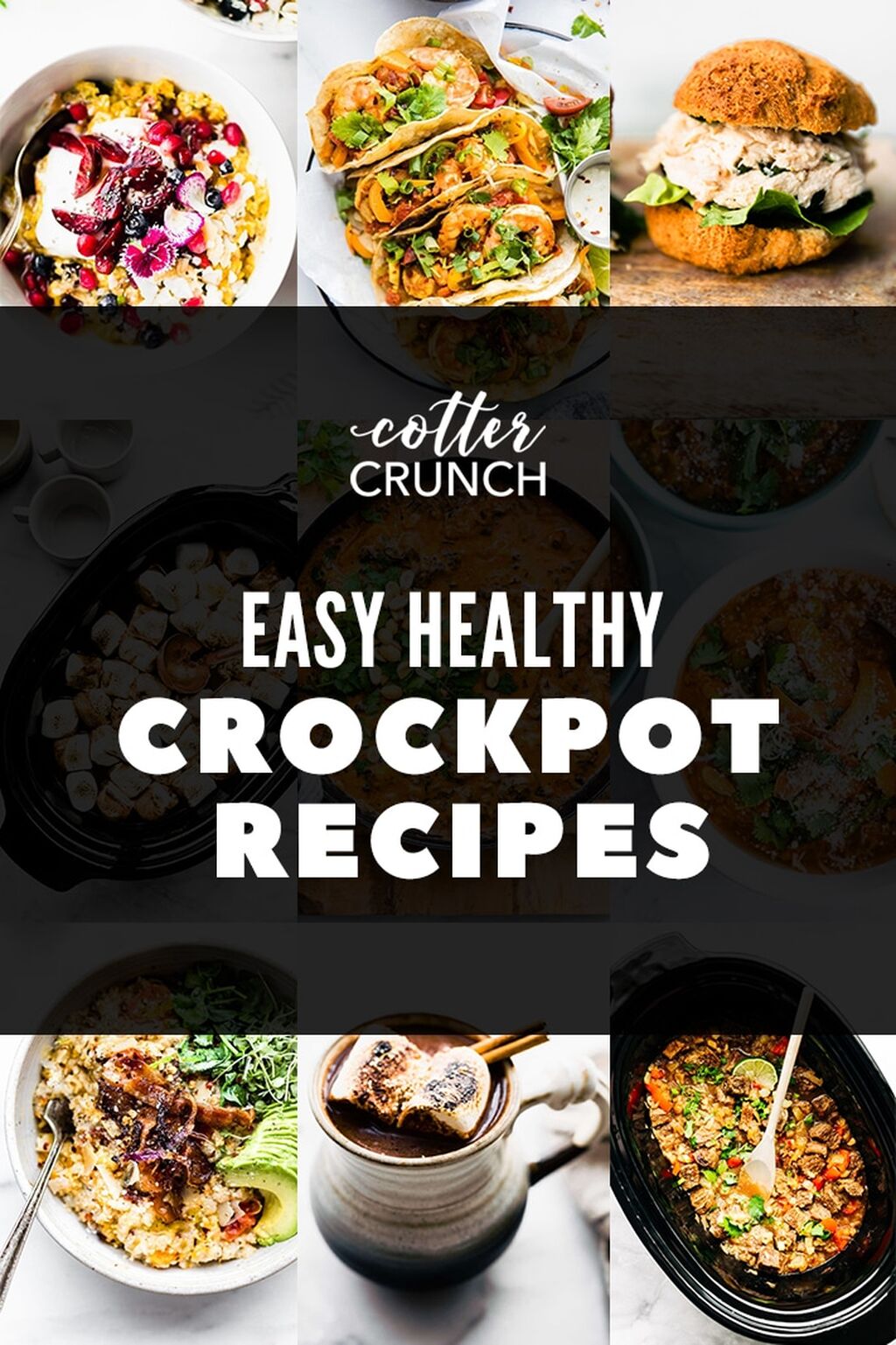 Easy Healthy Crockpot Recipes Roundup