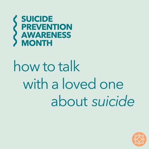 How To Talk About Suicide 