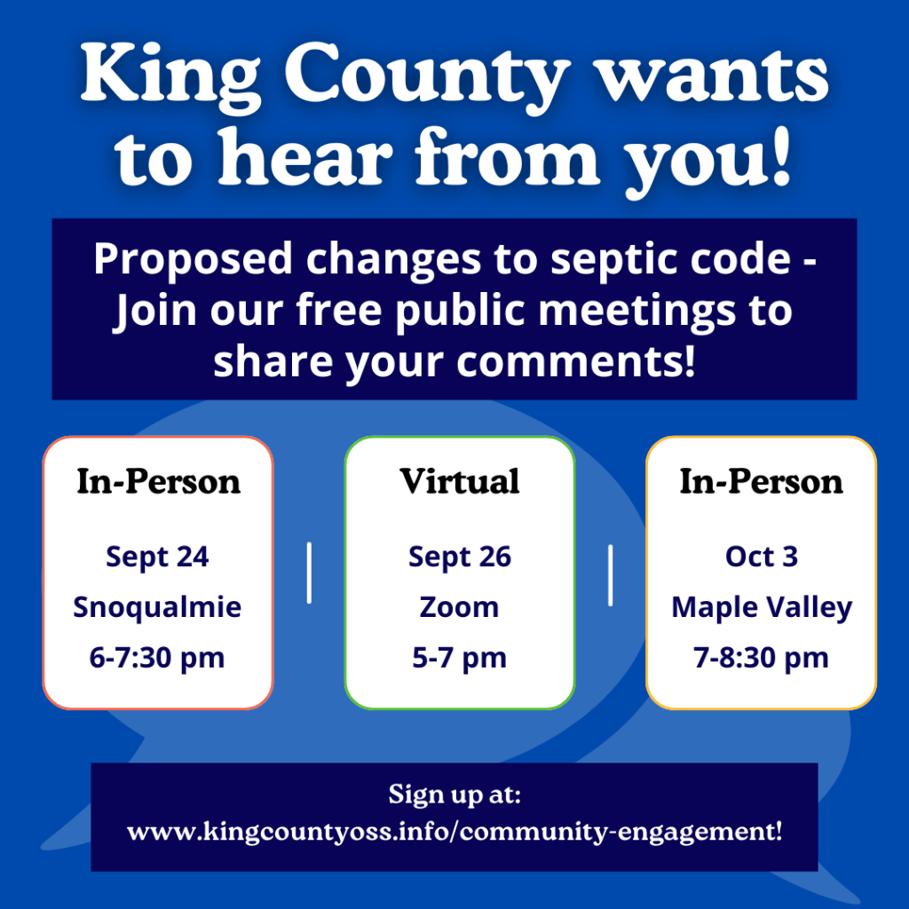 Register for on-site sewage systems (OSS) public meetings