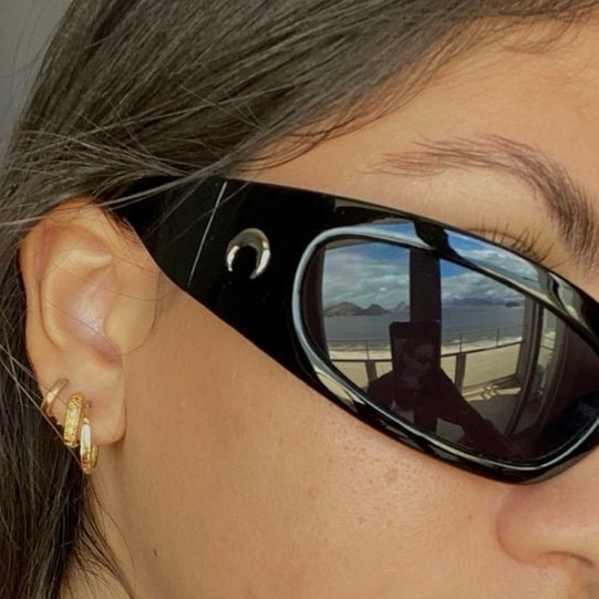 Óculos Y2K Luar 🌙