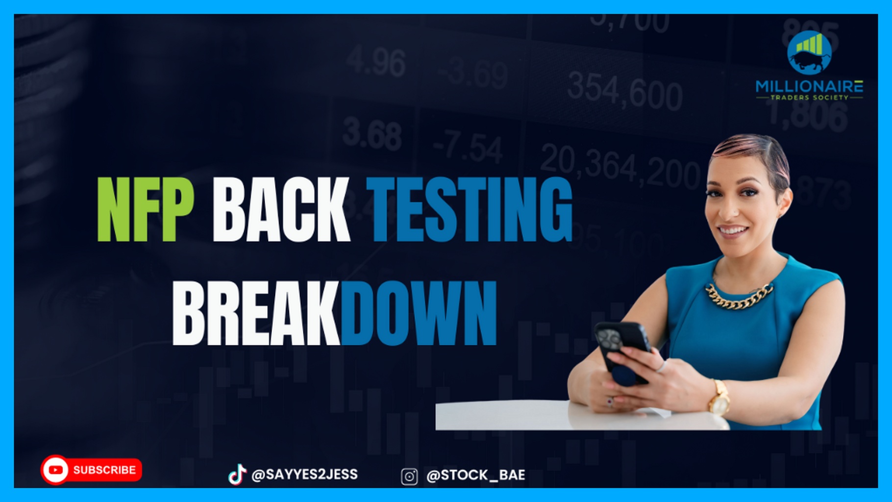 HOW TO BACK TEST NEWS (NFP, CPI etc)