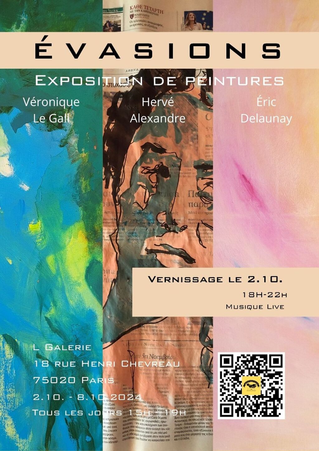 &Eacute;VASIONS - Exposition collective