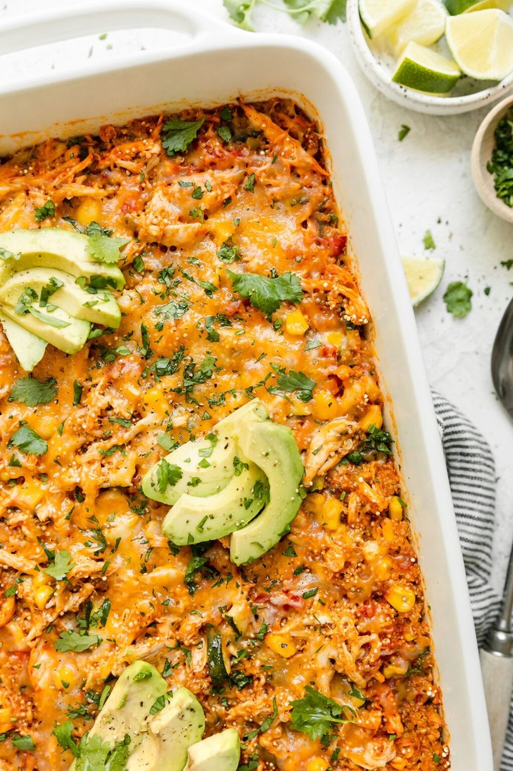 Chipotle Chicken Quinoa Casserole