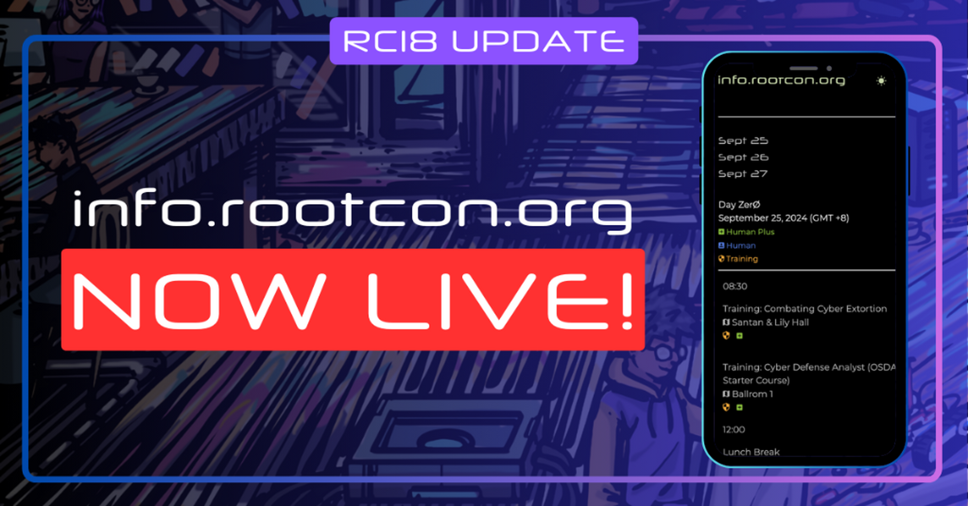 info.rootcon.org now LIVE!
