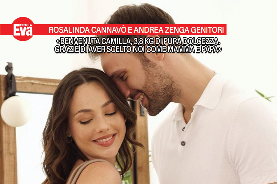 Rosalinda Cannav&ograve; e Andrea Zenga, &egrave; nata la piccola Camilla