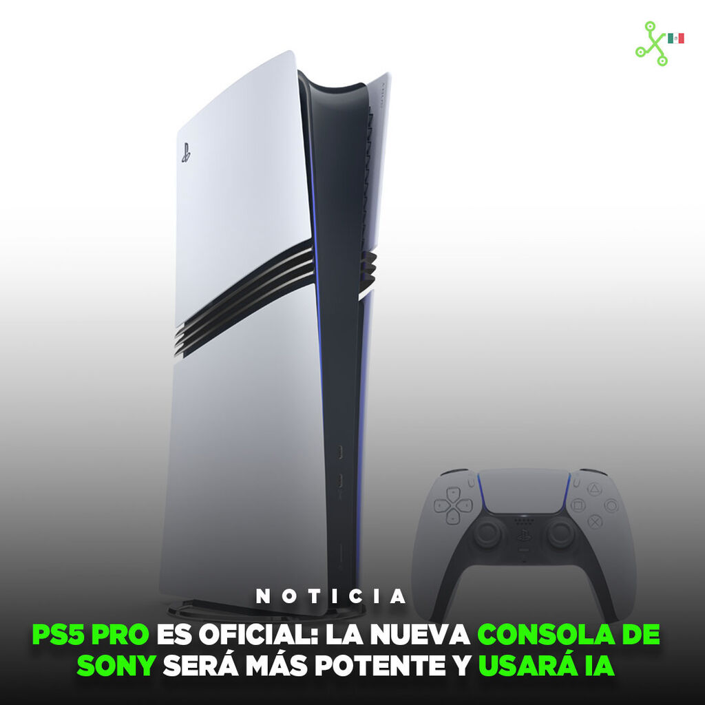 PS5 Pro, mismo dise&ntilde;o, pero m&aacute;s potente: la nueva consola de Sony ahora usar&aacute; IA para escalar los juegos a mayor resoluci&oacute;n y olvidarnos del modo rendimiento