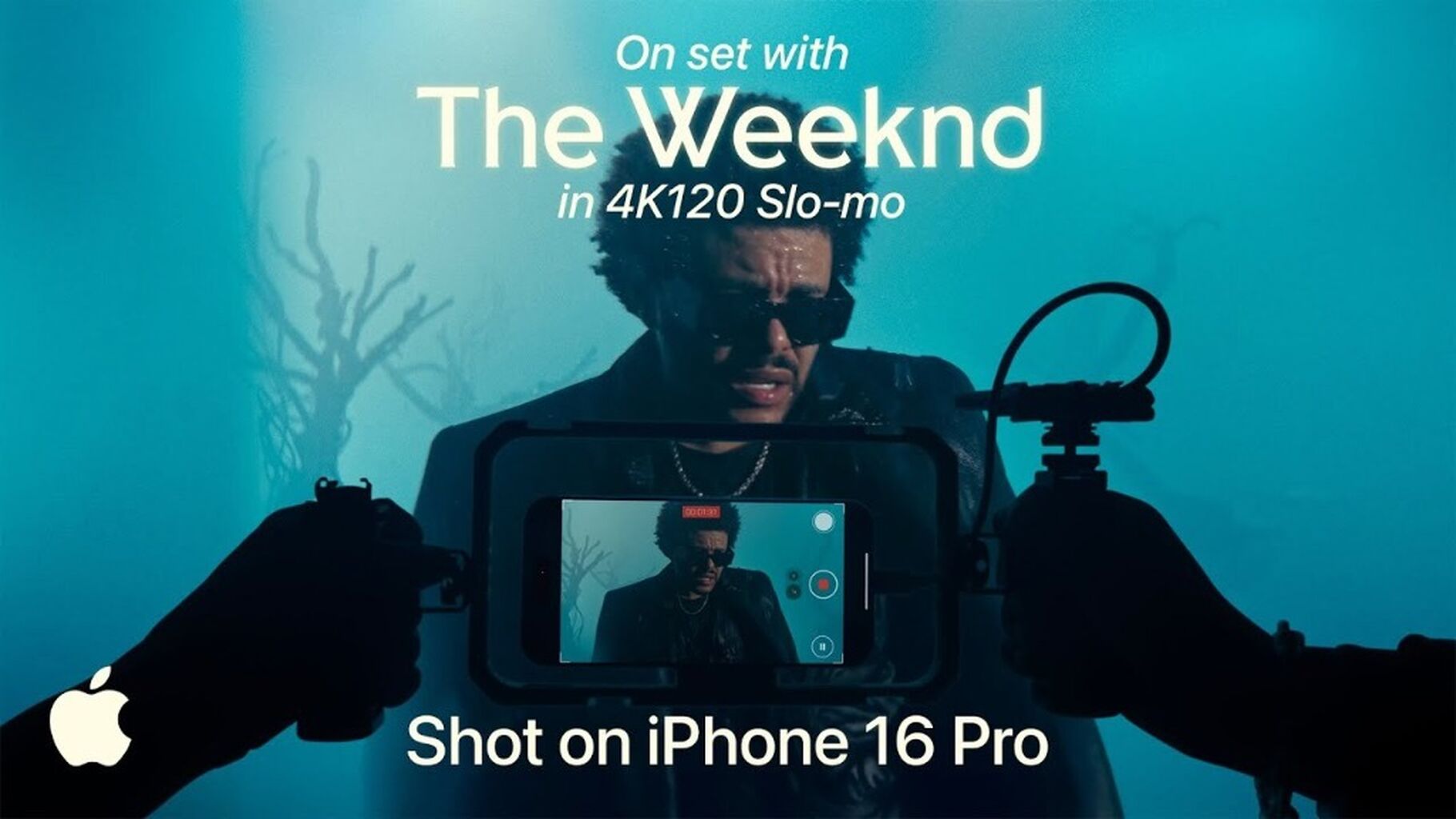 APPLE MADE A SLOW-MOTION MUSIC VIDEO FOR THE WEEKND, SHOT ON IPHONE 16 PRO