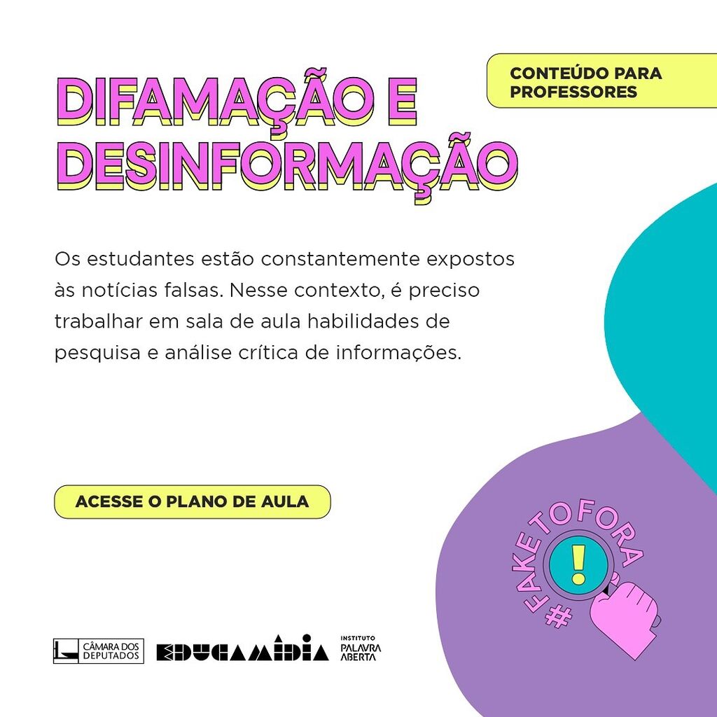 Difama&ccedil;&atilde;o e Desinforma&ccedil;&atilde;o 