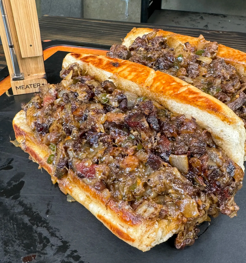 Smoked Brisket Cheesesteak