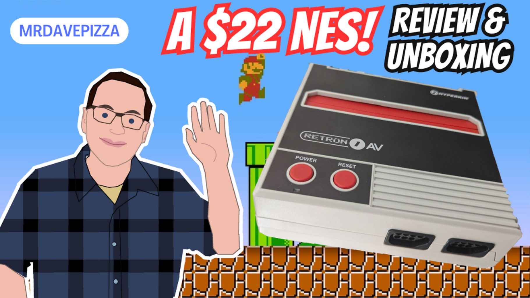 Hyperkin RetroN 1 AV - $22 NES Clone - Unboxing and Review