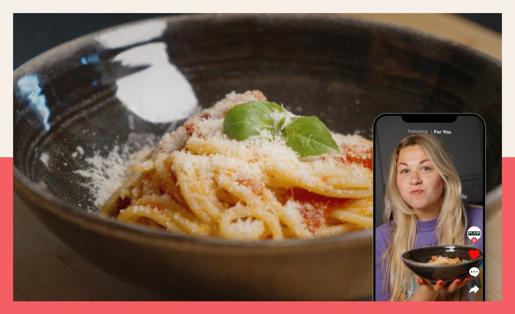 Dinnerclub met Bibi: heerlijke spaghetti met geroosterde tomatensaus en basilicum