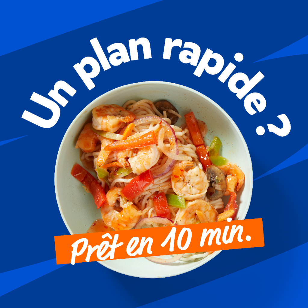 Que manger ce soir? Un plan rapide