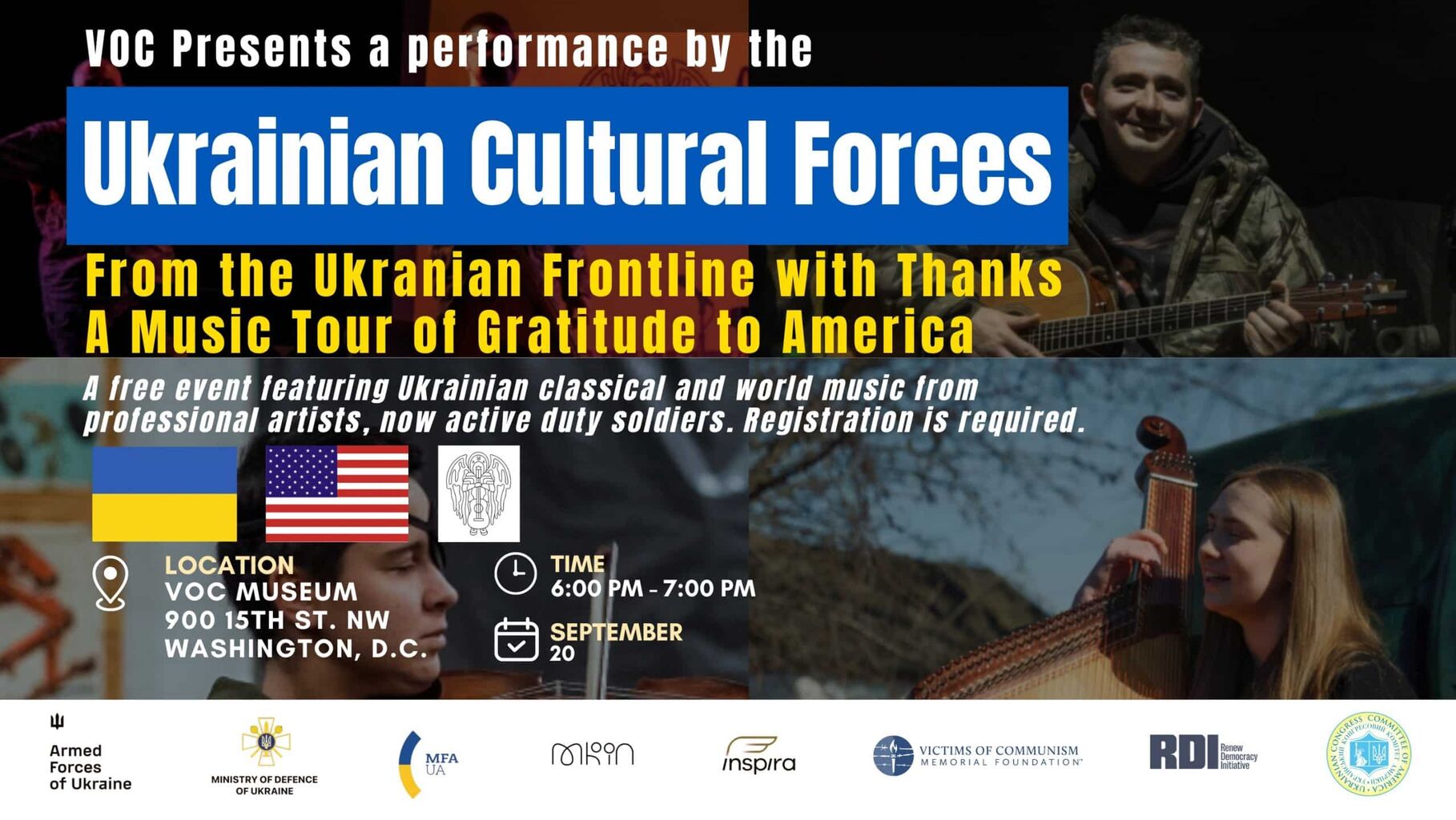 VOC Presents the Ukrainian Cultural Forces | Victims of Communism Memorial Foundation
