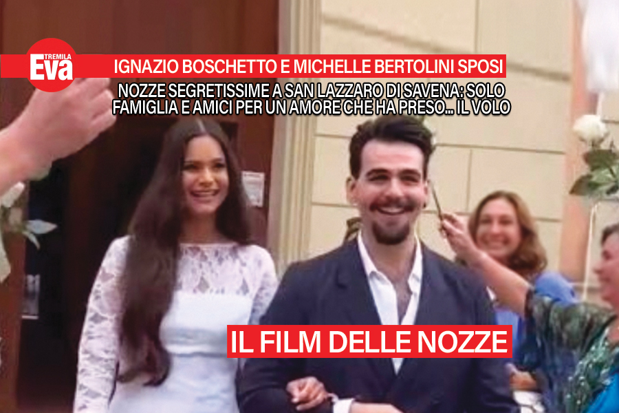 Ignazio Boschetto e Michelle Bertolini sposi in gran segreto