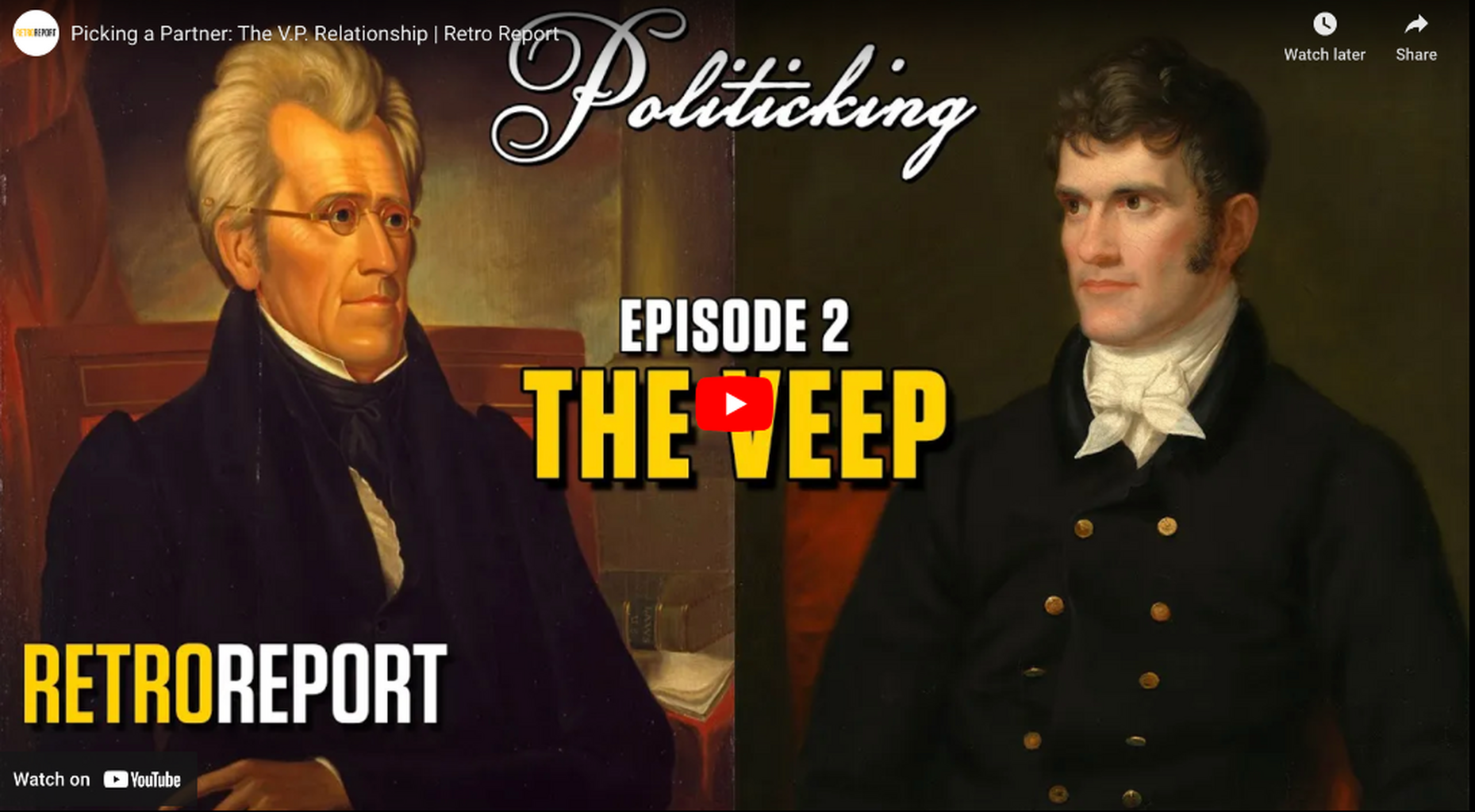 Picking a Partner: The V.P. Relationship