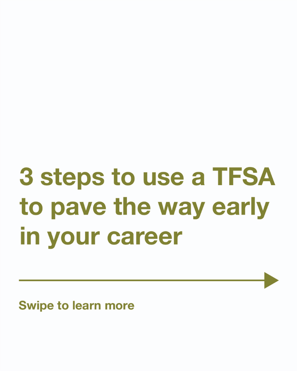 TFSA Master Class &ndash; Lesson 4: Using a TFSA to pay the way, early in your career