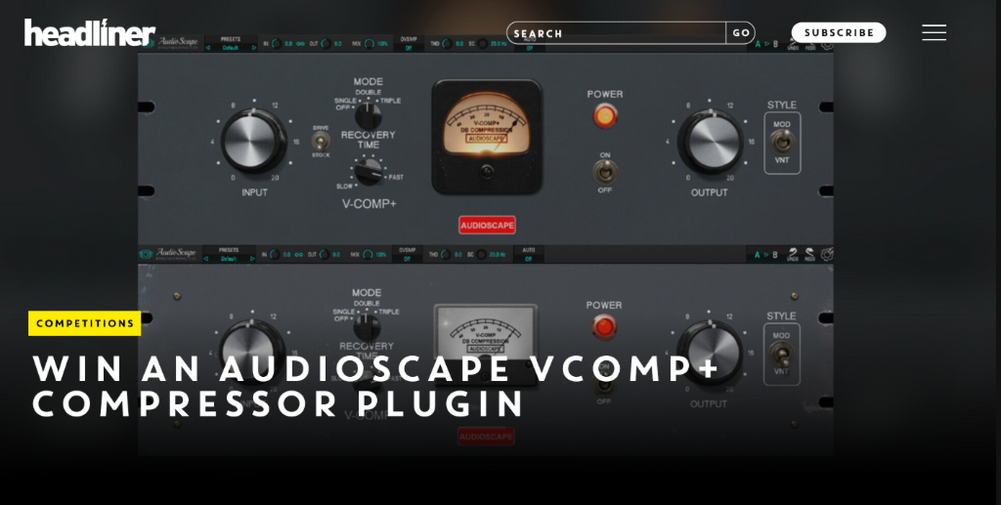 Emerging Headliner - Audioscape Plugin Giveaway