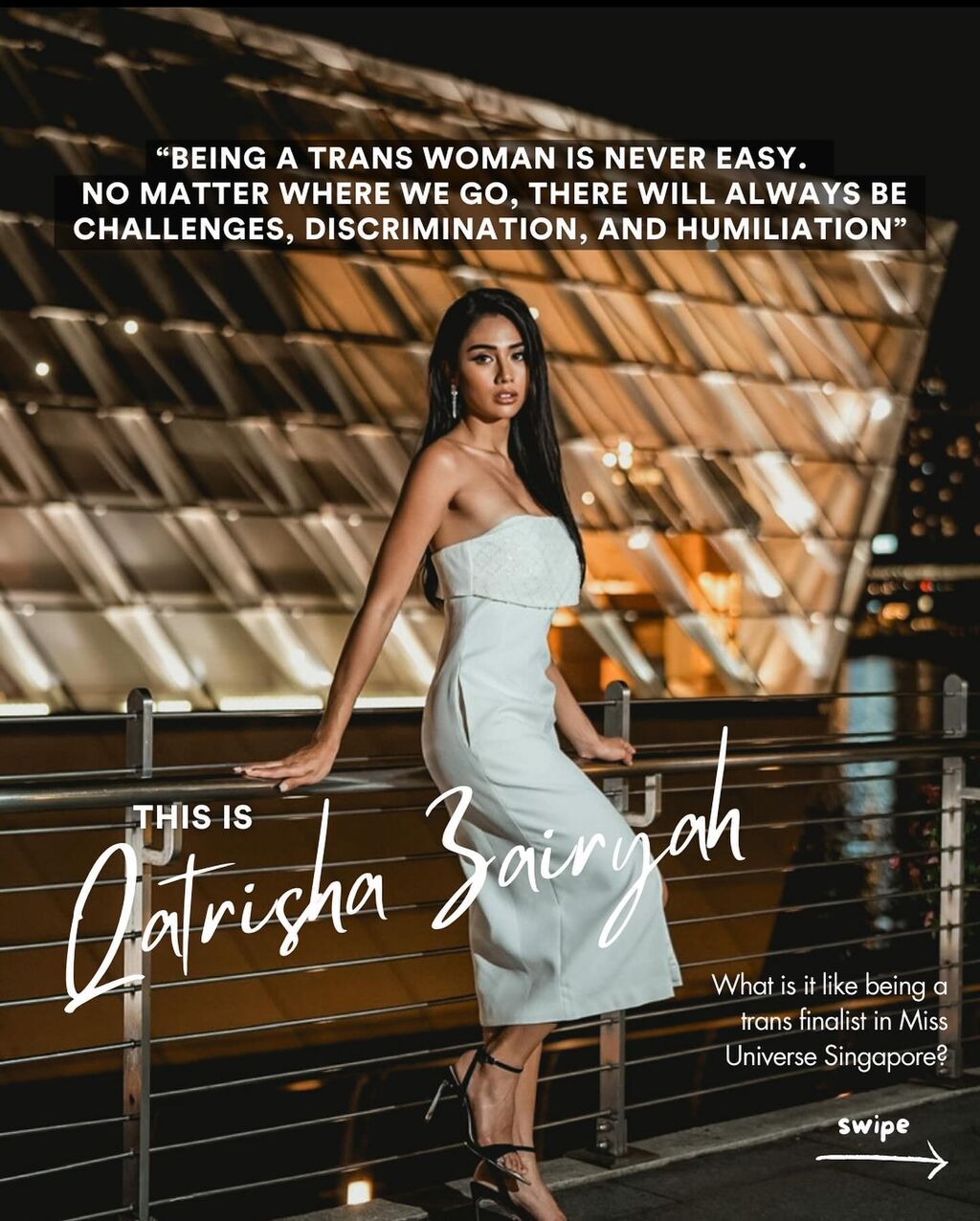 Trans Miss Universe Singapore - Qatrisha Zairyah