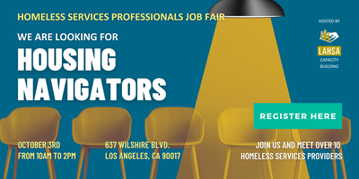 Homeless Services JobFair - Housing Navigation